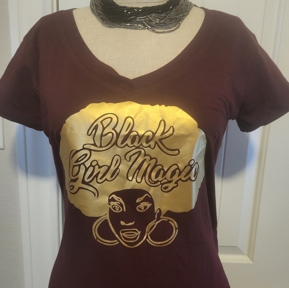 Tops - BLACK MAGIC WOMEN V NECK SHIRT